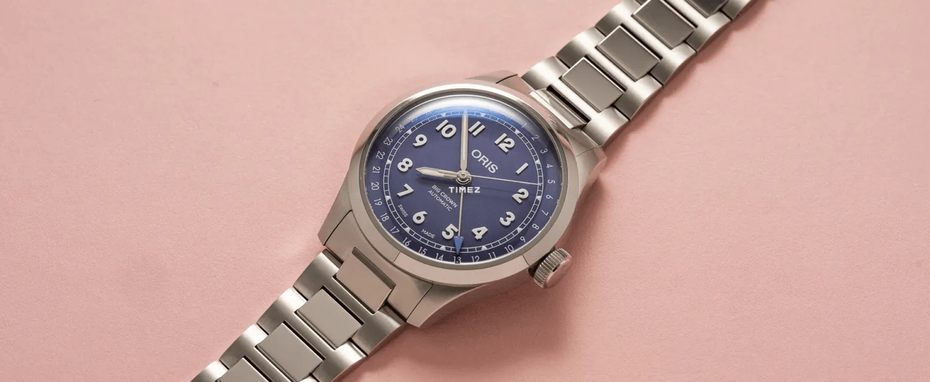 Oris,Big Crown 40mm,40mm,Stainless Steel,Purple,Automatic,Day,41hours,01 754 7798 4068,01 754 7798 4068-07 8 20 06