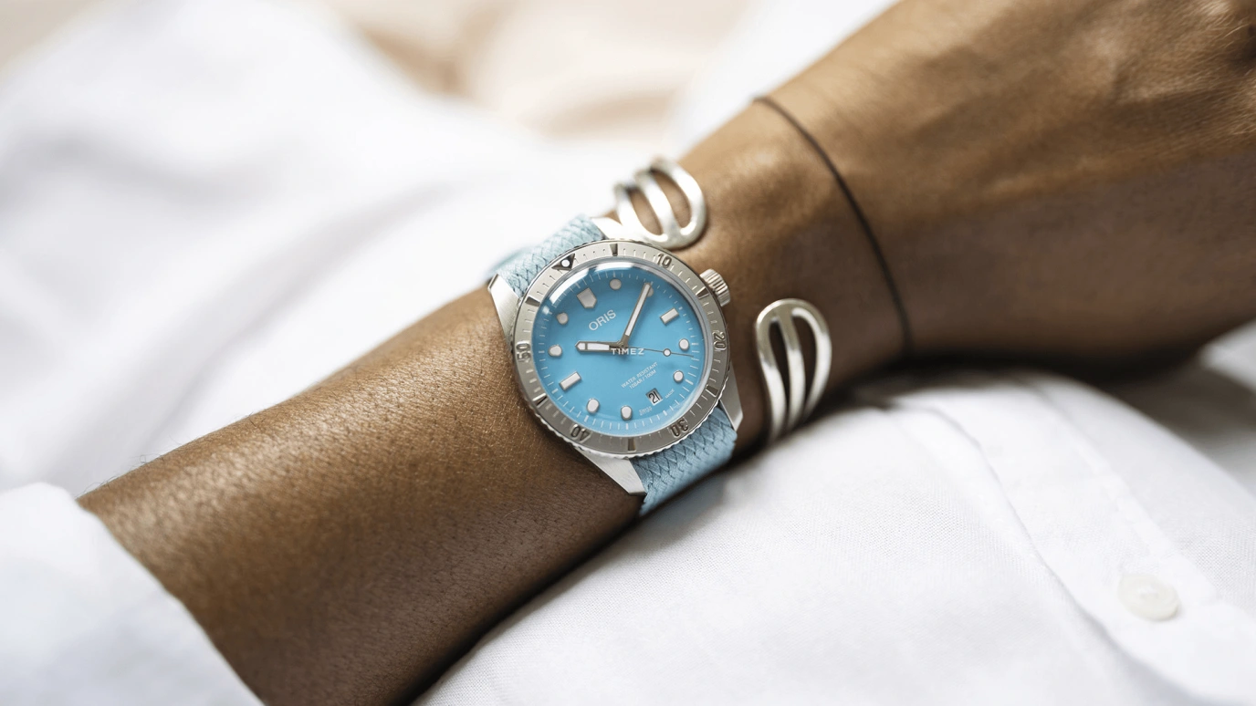 Oris,Divers 65 38mm,38mm,Stainless Steel,Blue,Automatic,Day,Sapphire,Crystal Glass,01 733 7771 4055,01 733 7771 4055-07 3 19 02S