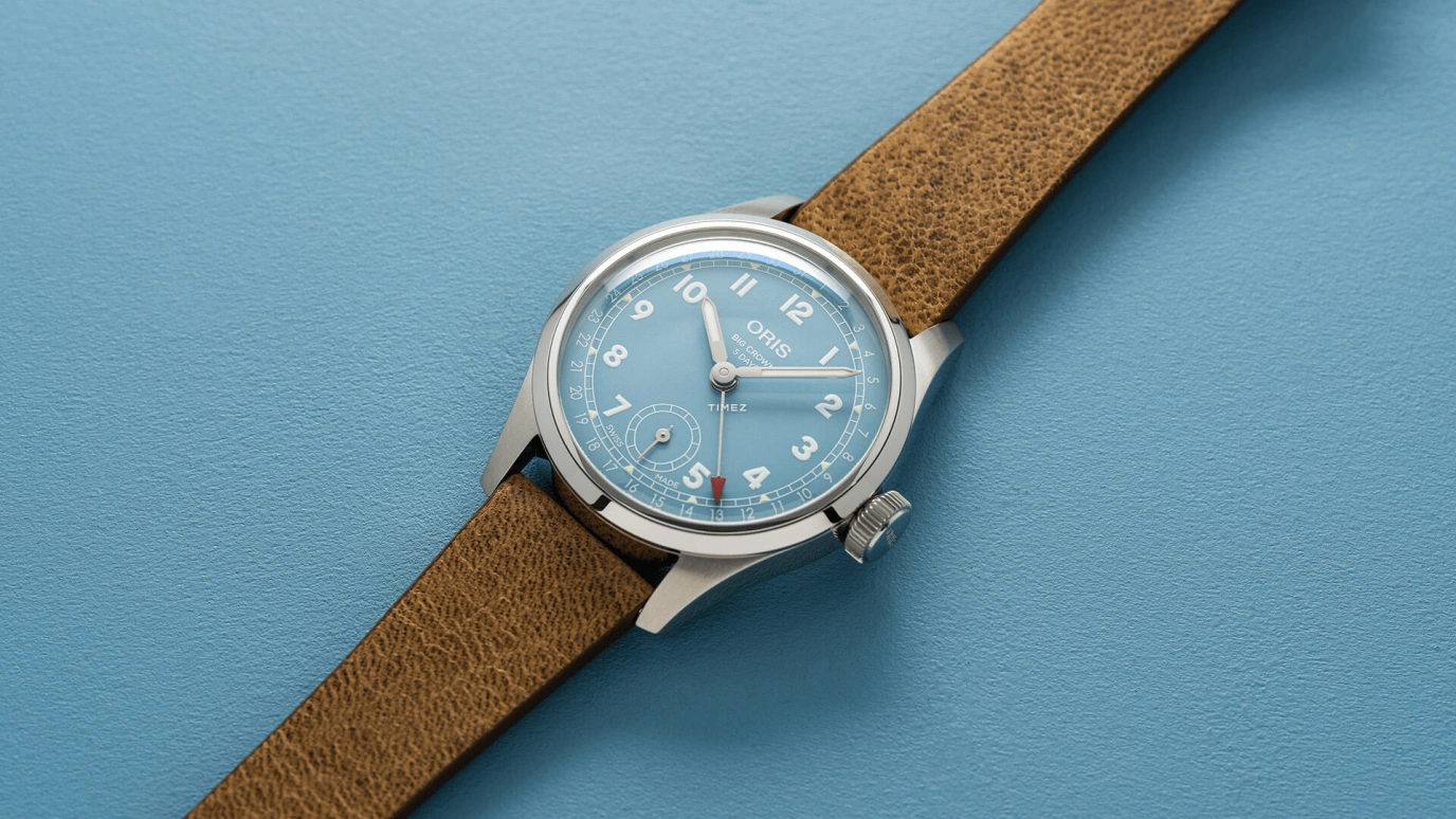 Oris,Other 38mm,38mm,Stainless Steel,Blue,Handwound,Day,Sapphire,Crystal Glass,01 473 7786 4065,01 473 7786 4065-07 5 19 22FC