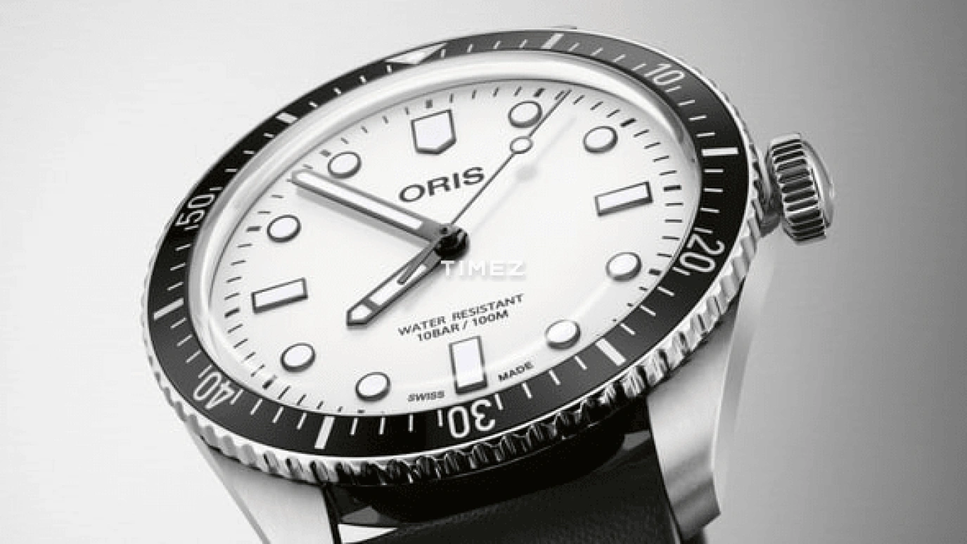 Oris,Divers 40mm,40mm,Stainless Steel,White,Automatic,38hours,In-house Caliber,01 733 7707 4051 OSC,01 733 7707 4051 OSC-STR-Set