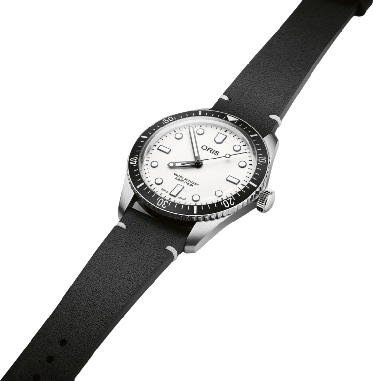 Oris,Divers 40mm,40mm,Stainless Steel,White,Automatic,38hours,In-house Caliber,01 733 7707 4051 OSC,01 733 7707 4051 OSC-PRG-Set