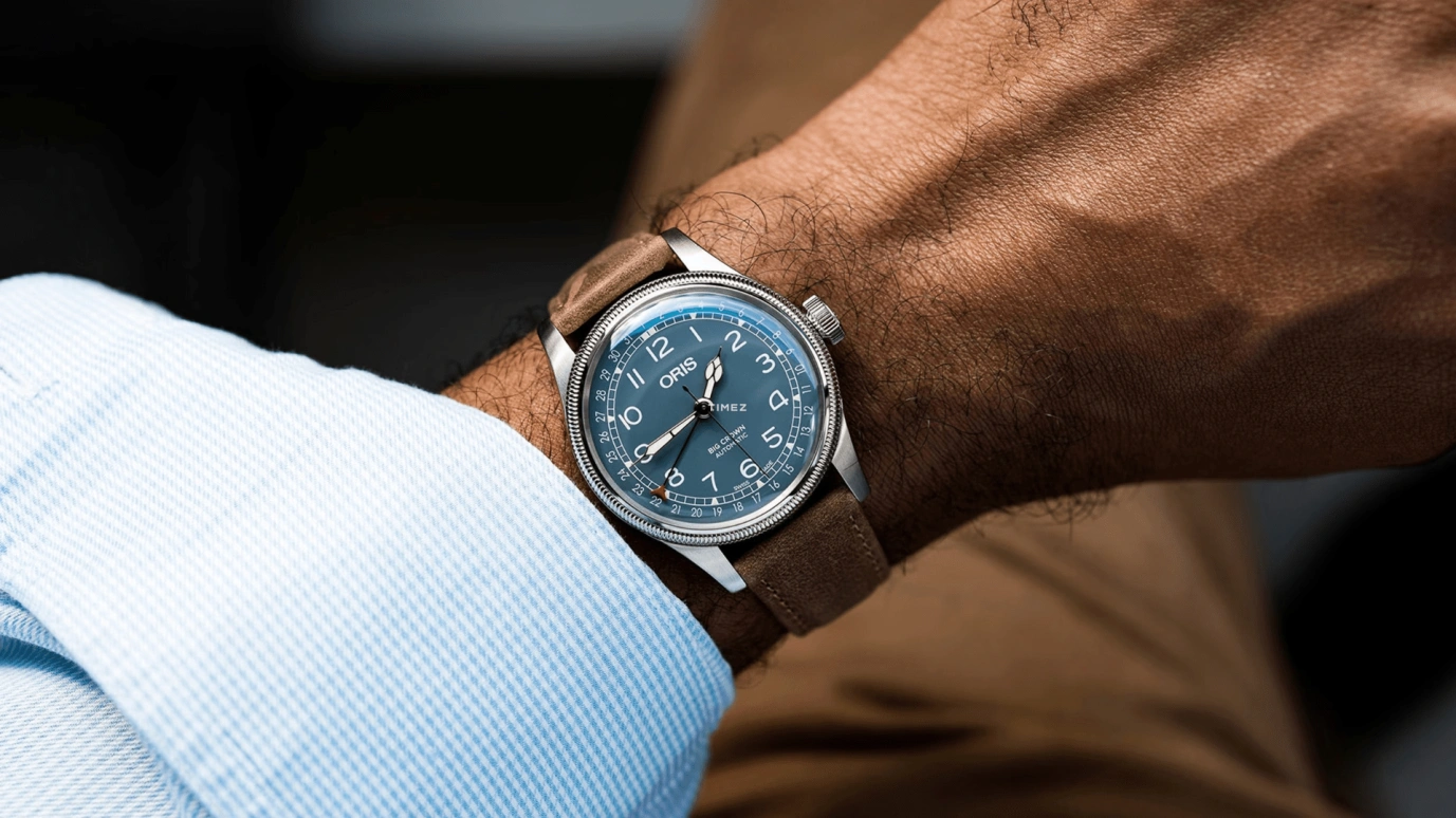 Oris,Big Crown 42mm,42mm,Stainless Steel,Blue,Automatic,Day,41hours,01 754 7785 4065,01 754 7785 4065-07 6 20 10