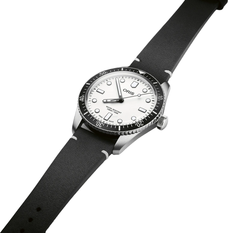 Oris,Divers 40mm,40mm,Stainless Steel,White,Automatic,38hours,In-house Caliber,01 733 7707 4051 OSC,01 733 7707 4051 OSC-MIL-Set