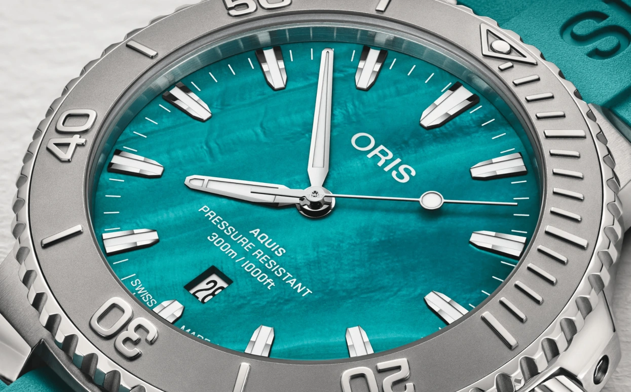 Oris,Aquis 43.50mm,43.50mm,Stainless Steel,Green,Automatic,Day,41hours,01 733 7789 4187,01 733 7789 4187-Set