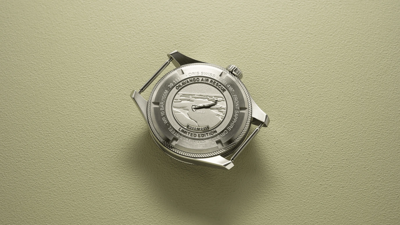 Oris,Air Rescue 41mm,41mm,Stainless Steel,Green,Automatic,Day,38hours,01 751 7761 4187,01 751 7761 4187-Set