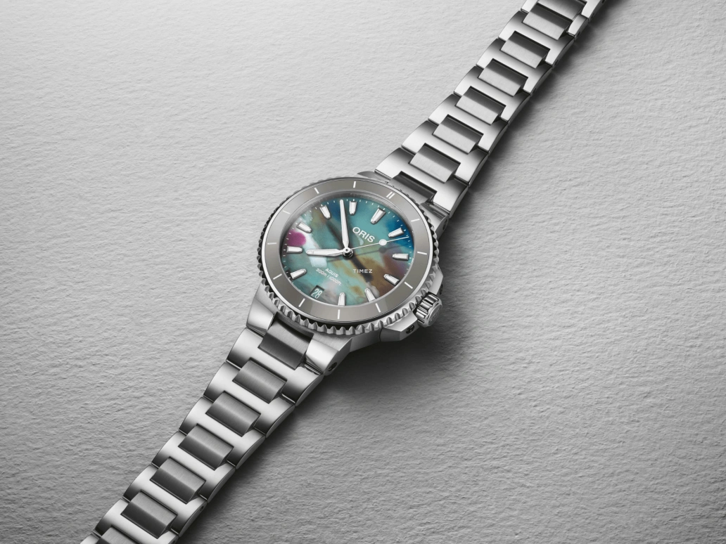 Oris,Aquis 36.50mm,36.50mm,Stainless Steel,Multi-Color,Automatic,Day,41hours,01 733 7792 4150,01 733 7792 4150-07 8 19 05P