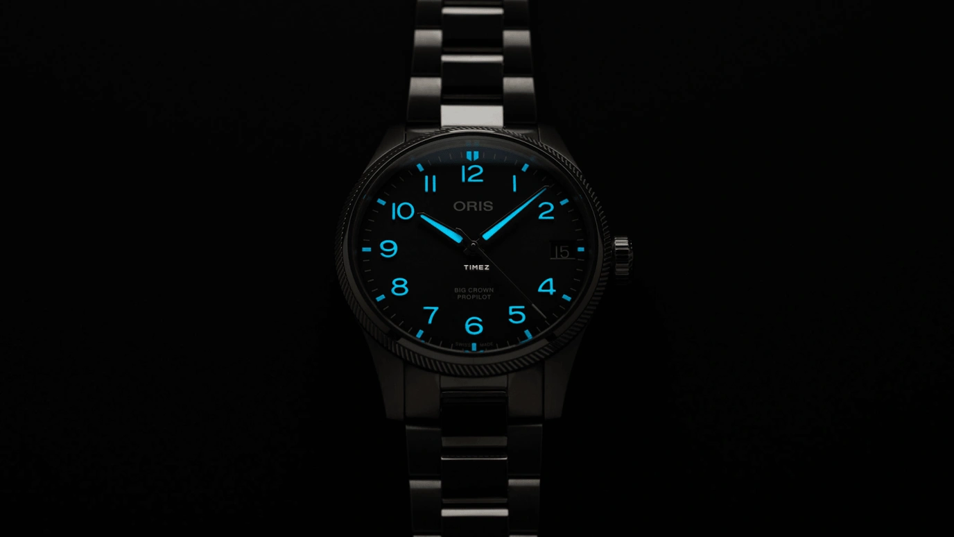 Oris,Aviation 41mm,41mm,Stainless Steel,Grey,Automatic,Day,38hours,01 751 7761 4063,01 751 7761 4063-07 6 20 07LC