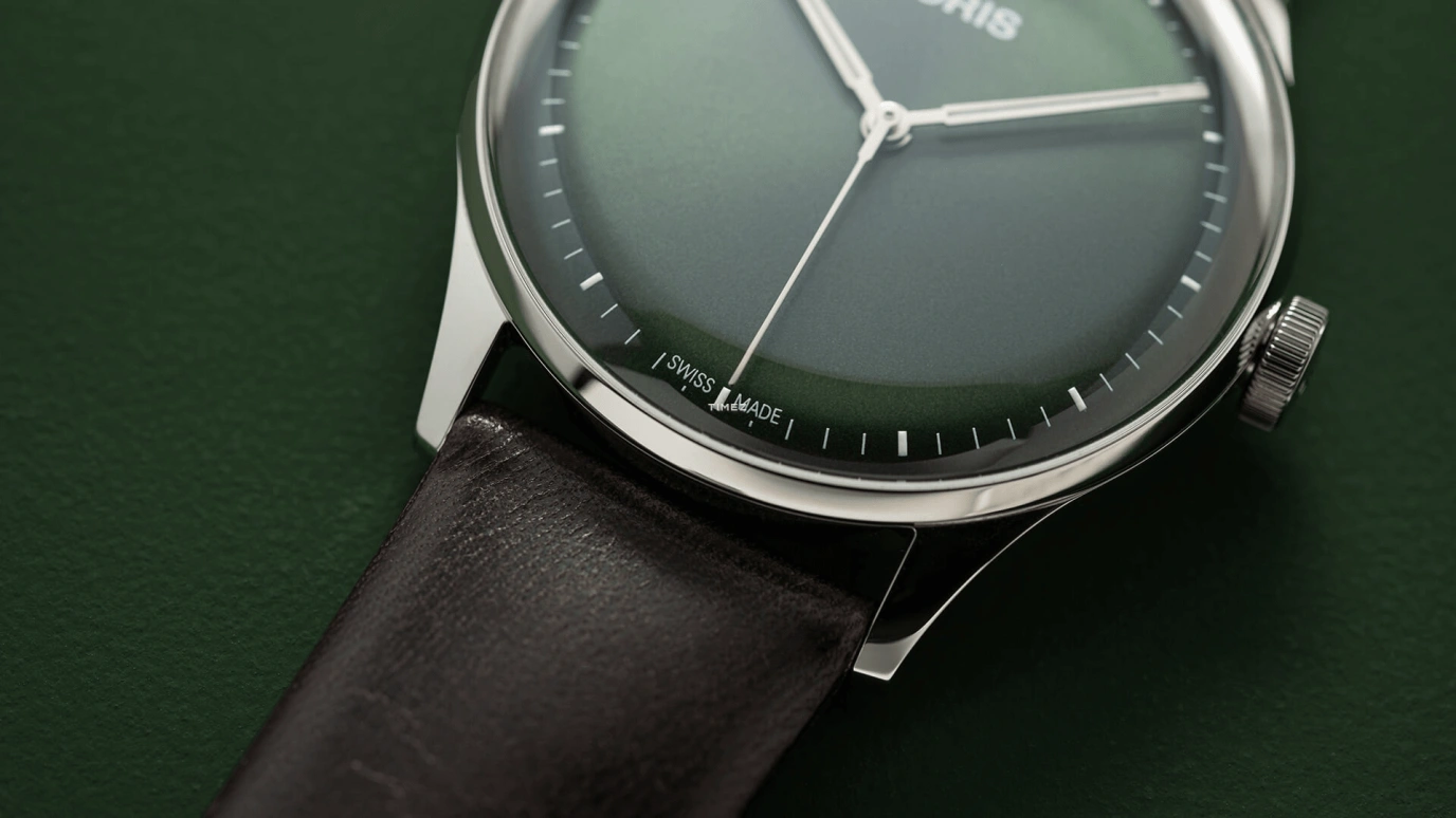 Oris,Artelier 38mm,38mm,Stainless Steel,Green,Automatic,38hours,In-house Caliber,01 733 7762 4057,01 733 7762 4057-07 5 20 70FC