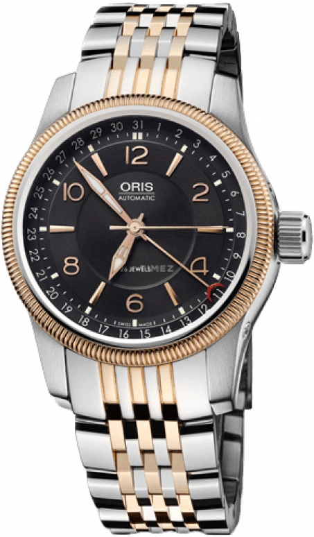 Oris,Big Crown 40mm,40mm,Stainless Steel,Black,Automatic,Date,38hours,01 754 7628 4364,01 754 7628 4364-07 8 20 78