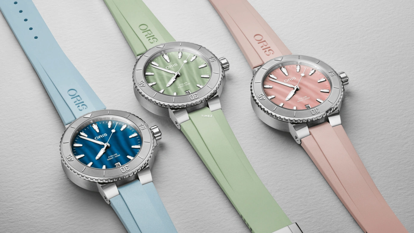 Oris,Aquis 36.50mm,36.50mm,Stainless Steel,Green,Automatic,Day,Sapphire,Crystal Glass,01 733 7770 4157,01 733 7770 4157-07 4 18 67FC