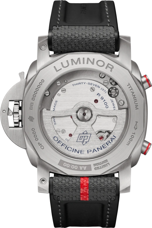 Panerai,Luminor 44mm,44mm,Titanium,Grey,Automatic,Chronograph,Flyback,Rattrapante,PAM01654