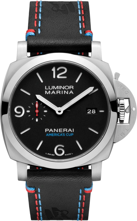 Panerai,Luminor 1950 44mm,44mm,Stainless Steel,Black,Automatic,Date,72hours,PAM00727