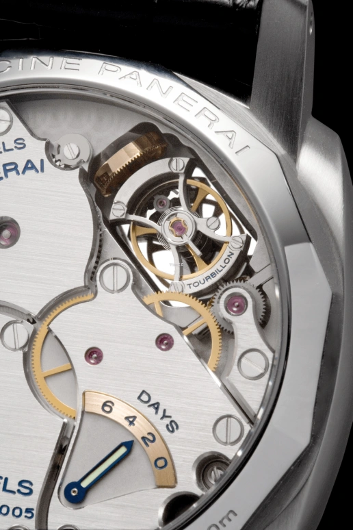 Panerai,Luminor 1950 47mm,47mm,Stainless Steel,Black,Handwound,Power Reserve Indicator,Dule Time,Tourbillon,Day / Night Indication,144hours,In-house Caliber,PAM00276