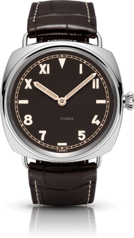 Panerai,Radiomir 47mm,47mm,White Gold,Brown,Handwound,Day,72hours,PAM00376