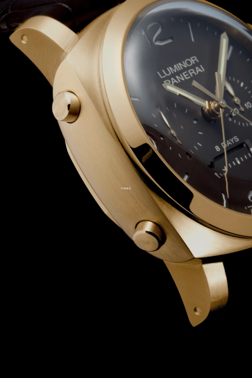 Panerai,Luminor 1950 47mm,47mm,Pink Gold,Brown,Handwound,Chronograph,Power Reserve Indicator,Rattrapante,PAM00319