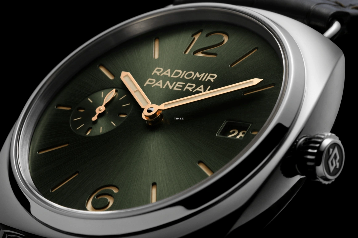 Panerai,Radiomir 40mm,40mm,Stainless Steel,Green,Automatic,Day,72hours,PAM01573