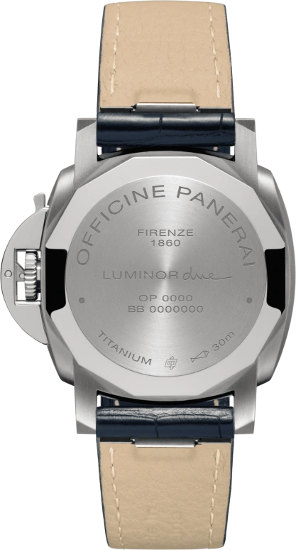 Panerai,Luminor Due 38mm,38mm,Titanium,Blue,Automatic,Date,72hours,PAM00926