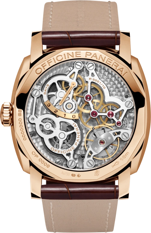 Panerai,Radiomir 1940 42mm,42mm,Red Gold,Brown,Handwound,Day,Power Reserve Indicator,Dule Time,PAM00570