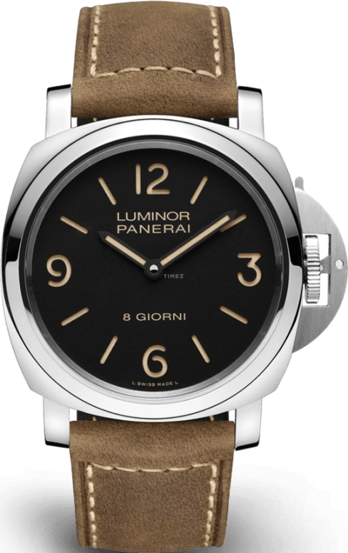Panerai,Luminor 44mm,44mm,Stainless Steel,Black,Handwound,192hours,In-house Caliber,PAM00914