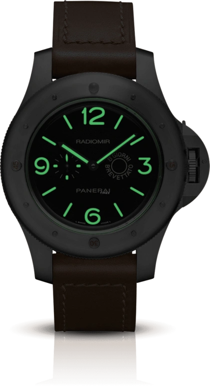 Panerai,Radiomir 60mm,60mm,Titanium,Black,Handwound,192hours,In-house Caliber,PAM00341