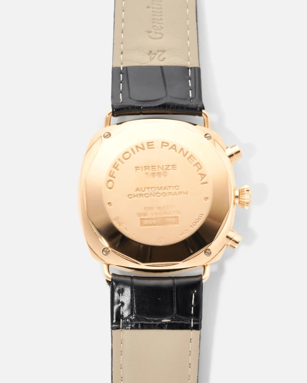Panerai,Radiomir 42mm,42mm,Pink Gold,Black,Automatic,Chronograph,46hours,PAM00377