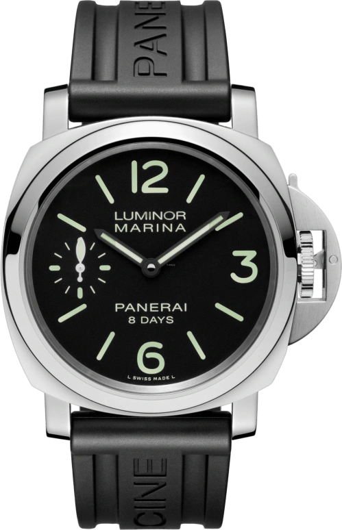 Panerai,Luminor 44mm,44mm,Stainless Steel,Black,Handwound,192hours,In-house Caliber,PAM00510