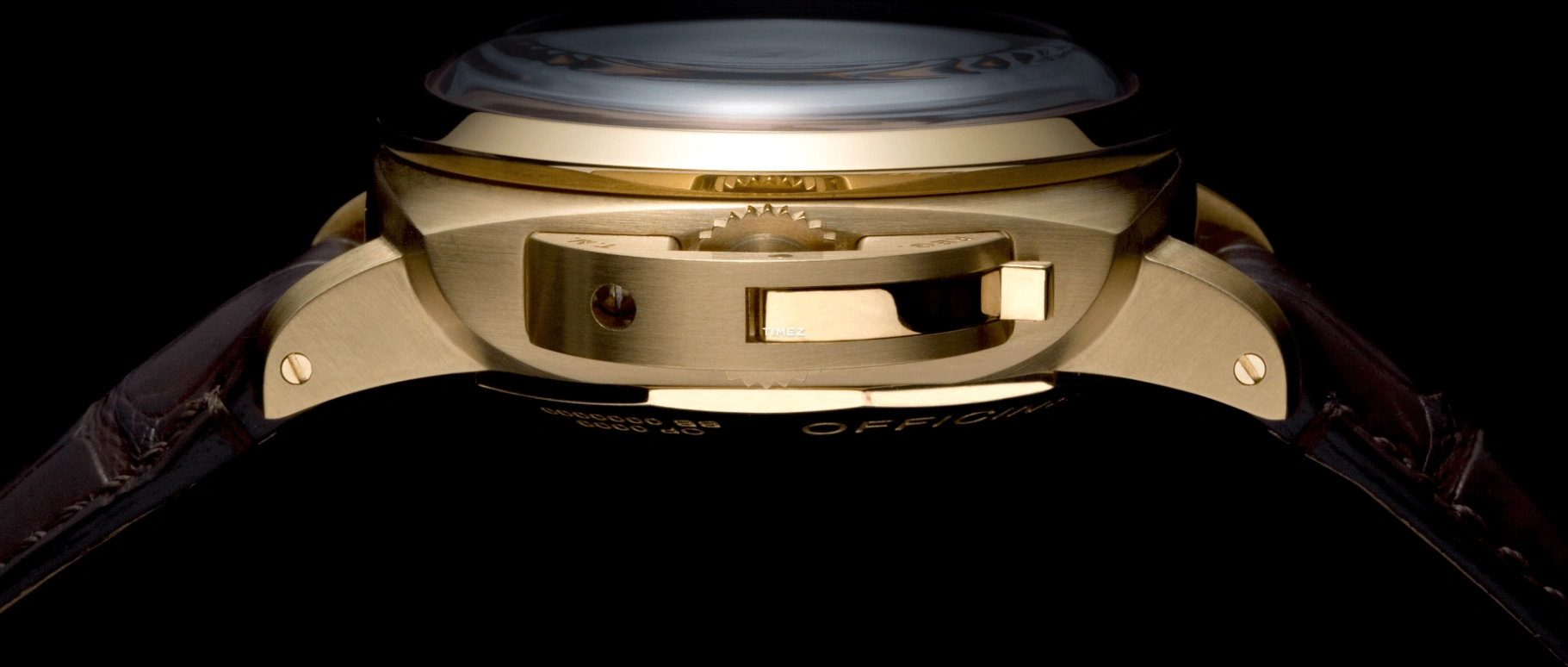 Panerai,Luminor 1950 47mm,47mm,Pink Gold,Brown,Handwound,Chronograph,Power Reserve Indicator,Rattrapante,PAM00319