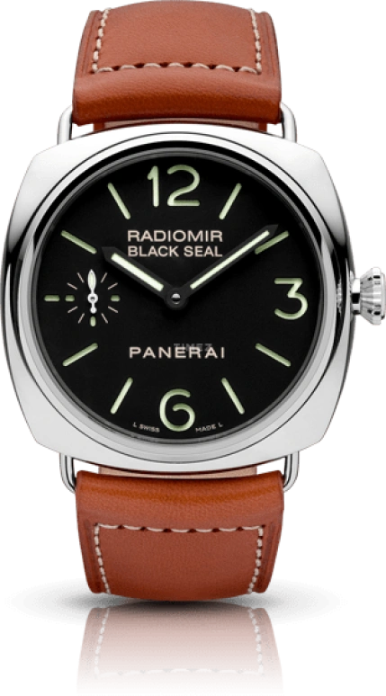Panerai,Radiomir 44mm,44mm,Stainless Steel,Black,Handwound,Day,56hours,PAM00183