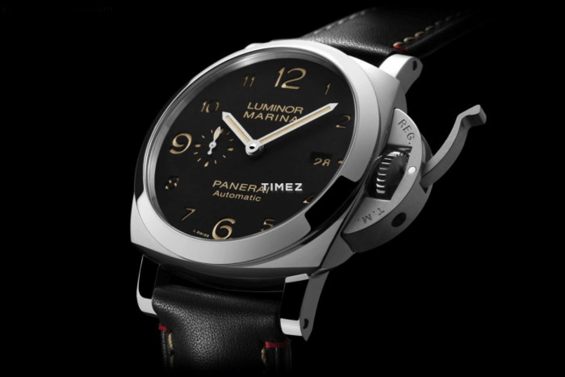 Panerai,Luminor 1950 44mm,44mm,Stainless Steel,Stainless Steel,Black,Automatic,Day,72hours,PAM00910