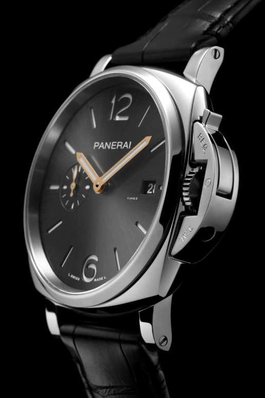 Panerai,Luminor Due 42mm,42mm,Stainless Steel,Black,Automatic,Day,72hours,PAM01250