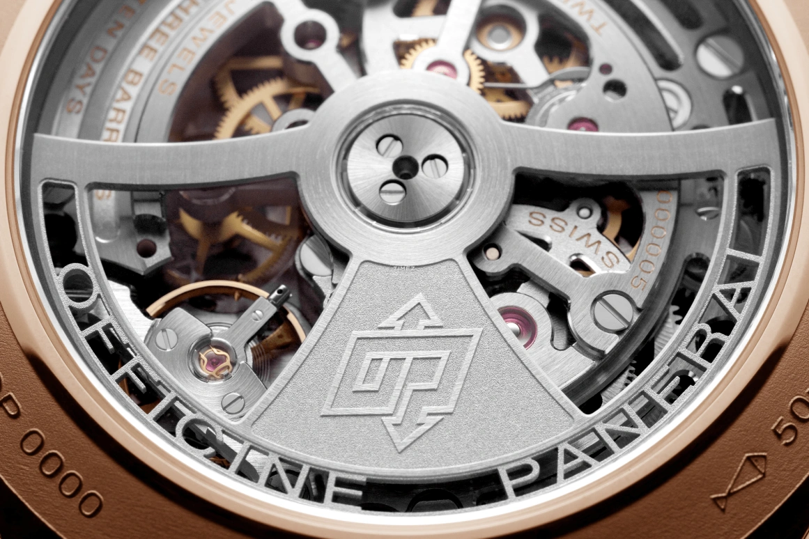 Panerai,Radiomir 1940 47mm,47mm,Goldtech,Brown,Automatic,Day,Power Reserve Indicator,Dule Time,Day / Night Indication,240hours,In-house Caliber,PAM00624