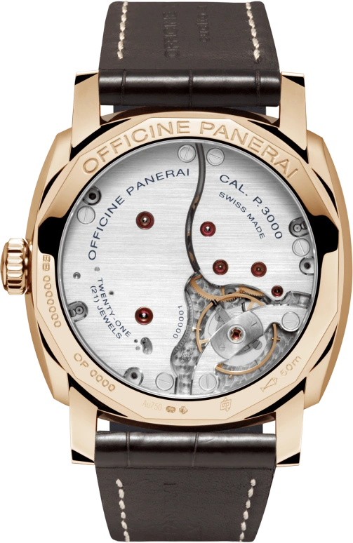 Panerai,Radiomir 1940 47mm,47mm,Red Gold,Black,Handwound,Day,72hours,PAM00515