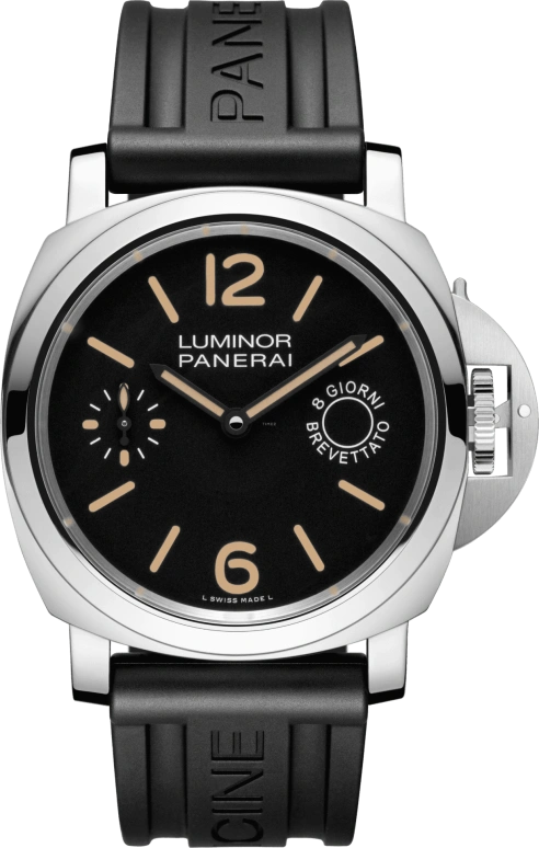 Panerai,Luminor 44mm,44mm,Stainless Steel,Black,Handwound,192hours,In-house Caliber,PAM00590