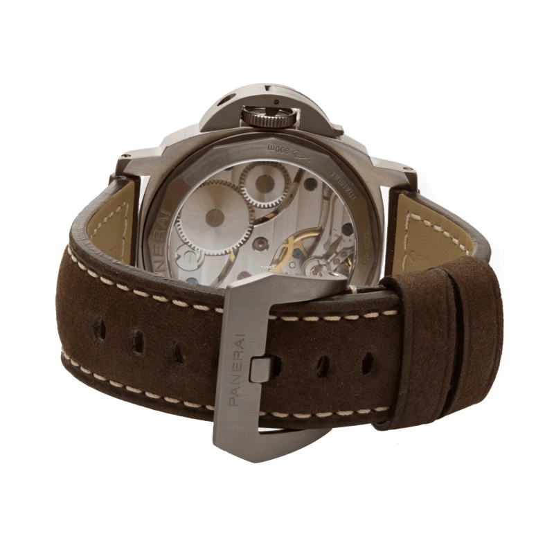 Panerai,Luminor 44mm,44mm,Titanium,Black,Handwound,56hours,In-house Caliber,PAM00177