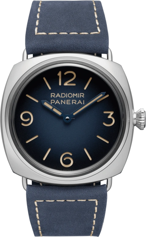 Panerai,Radiomir 47mm,47mm,Stainless Steel,Blue,Handwound,72hours,In-house Caliber,PAM01335