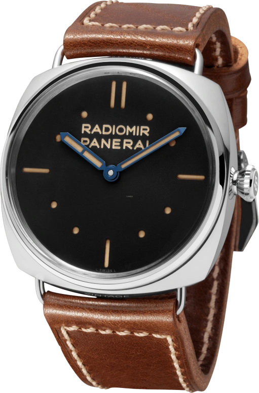 Panerai,Radiomir 47mm,47mm,Stainless Steel,Black,Handwound,72hours,In-house Caliber,PAM00449