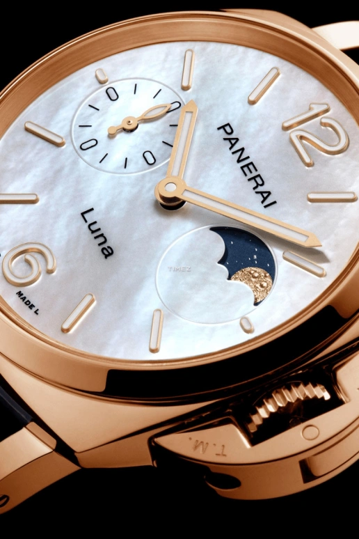 Panerai,Luminor Due 38mm,38mm,Red Gold,White,Automatic,Moonphase,72hours,PAM01181