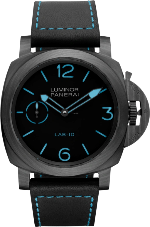 Panerai,Luminor 1950 49mm,49mm,Titanium,Carbon,Black,Handwound,Power Reserve Indicator,72hours,PAM00700