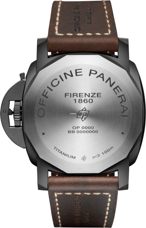 Panerai,Luminor 1950 47mm,47mm,Titanium,Black,Handwound,72hours,In-house Caliber,PAM00617