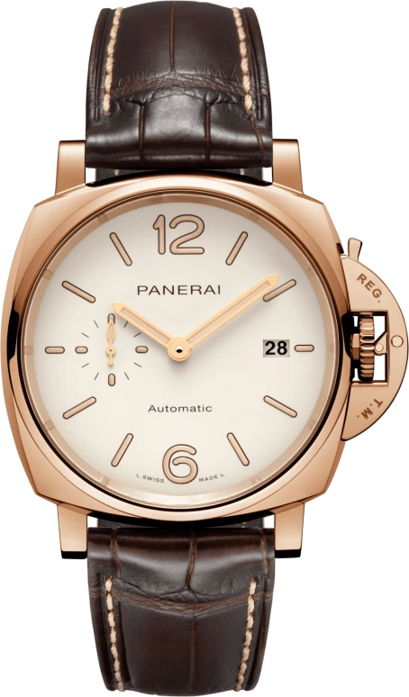 Panerai,Luminor Due 42mm,42mm,Goldtech,White,Automatic,Date,72hours,PAM01042