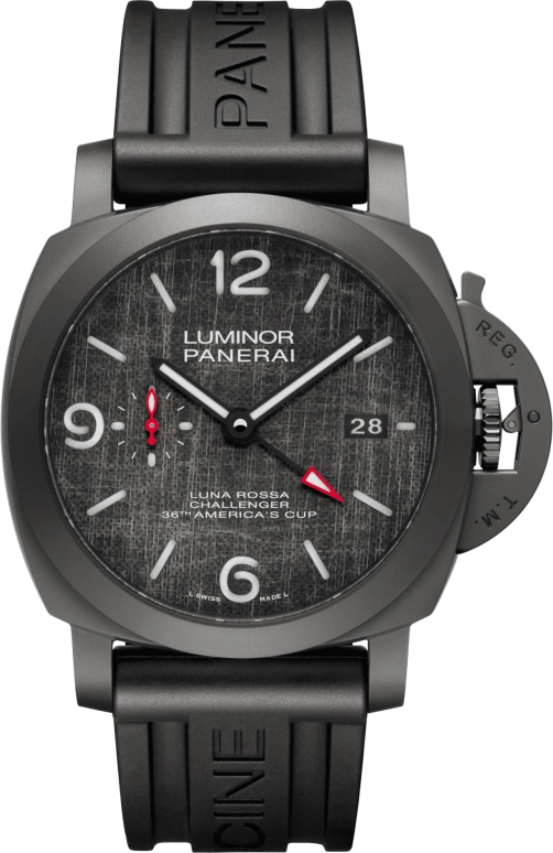 Panerai,Luminor 1950 44mm,44mm,Titanium,Grey,Automatic,Date,72hours,PAM01036