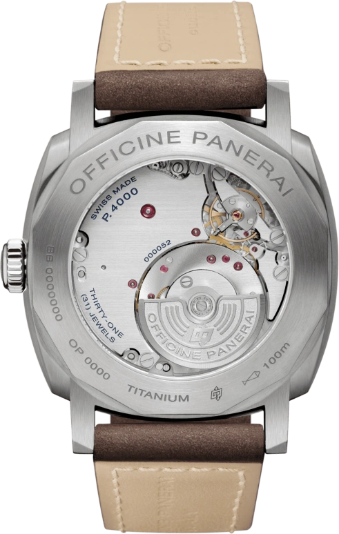 Panerai,Radiomir 1940 45mm,45mm,Titanium,Brown,Automatic,Day,Power Reserve Indicator,PAM00619