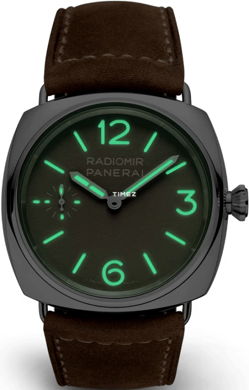 Panerai,Radiomir 45mm,45mm,Stainless Steel,Cream,Brown,Handwound,72hours,In-house Caliber,PAM01385