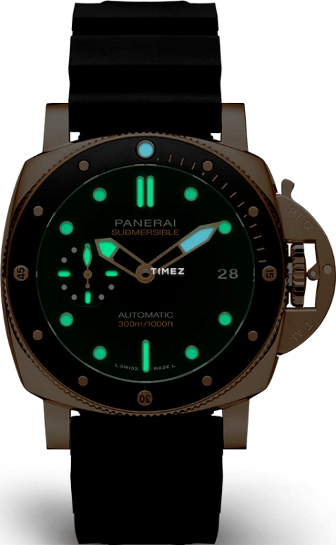 Panerai,Submersible 42mm,42mm,Goldtech,Black,Automatic,Day,72hours,PAM02164