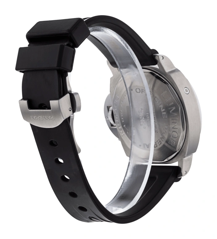 Panerai,Luminor 44mm,44mm,Stainless Steel,White,Automatic,Chronograph,Day,PAM00188