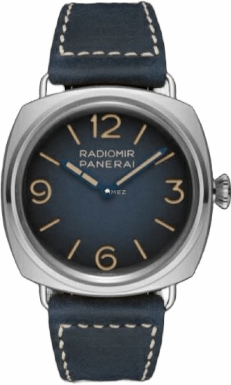 Panerai,Radiomir 47mm,47mm,Stainless Steel,Blue,Handwound,72hours,In-house Caliber,PAM01335