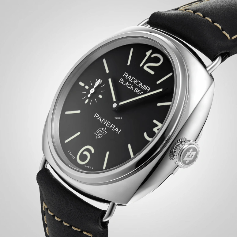 Panerai,Radiomir 45mm,45mm,Stainless Steel,Black,Handwound,72hours,In-house Caliber,PAM00754