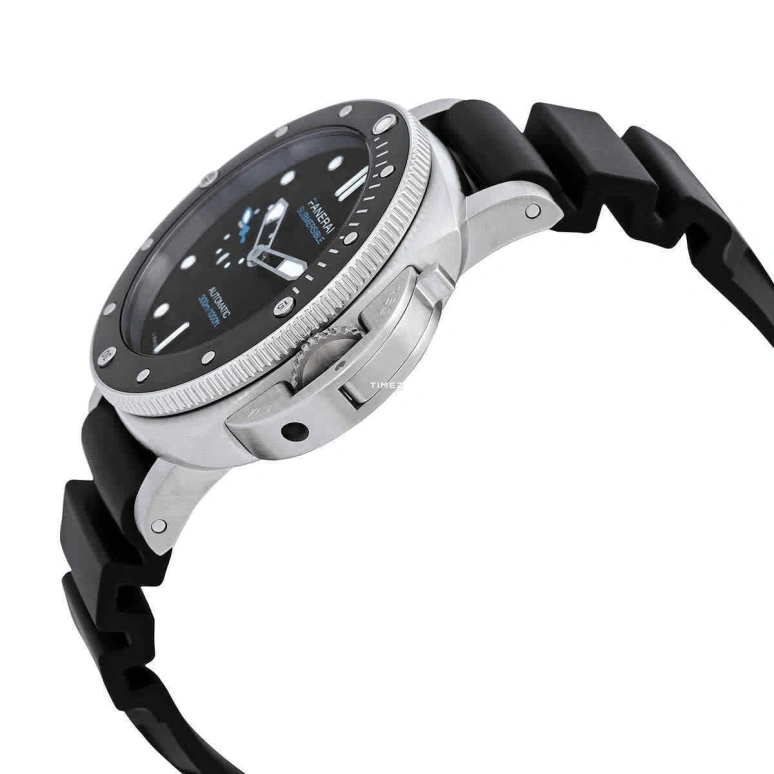 Panerai,Submersible 42mm,42mm,Stainless Steel,Black,Automatic,Day,240hours,PAM01683