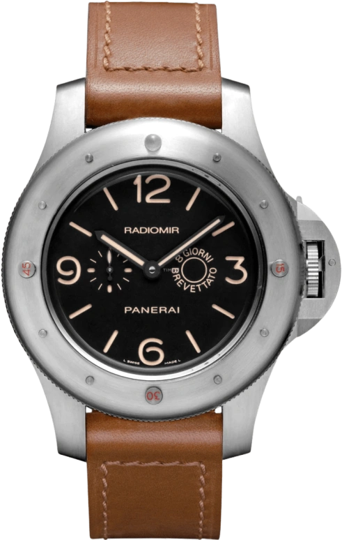 Panerai,Radiomir 60mm,60mm,Titanium,Black,Handwound,192hours,In-house Caliber,PAM00341