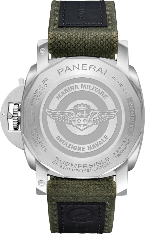 Panerai,Submersible 44mm,44mm,Stainless Steel,Ceramic,Dark Green,Automatic,Day,72hours,PAM01697